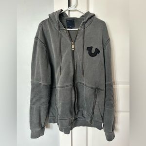 Men’s True Religion grey washed jacket